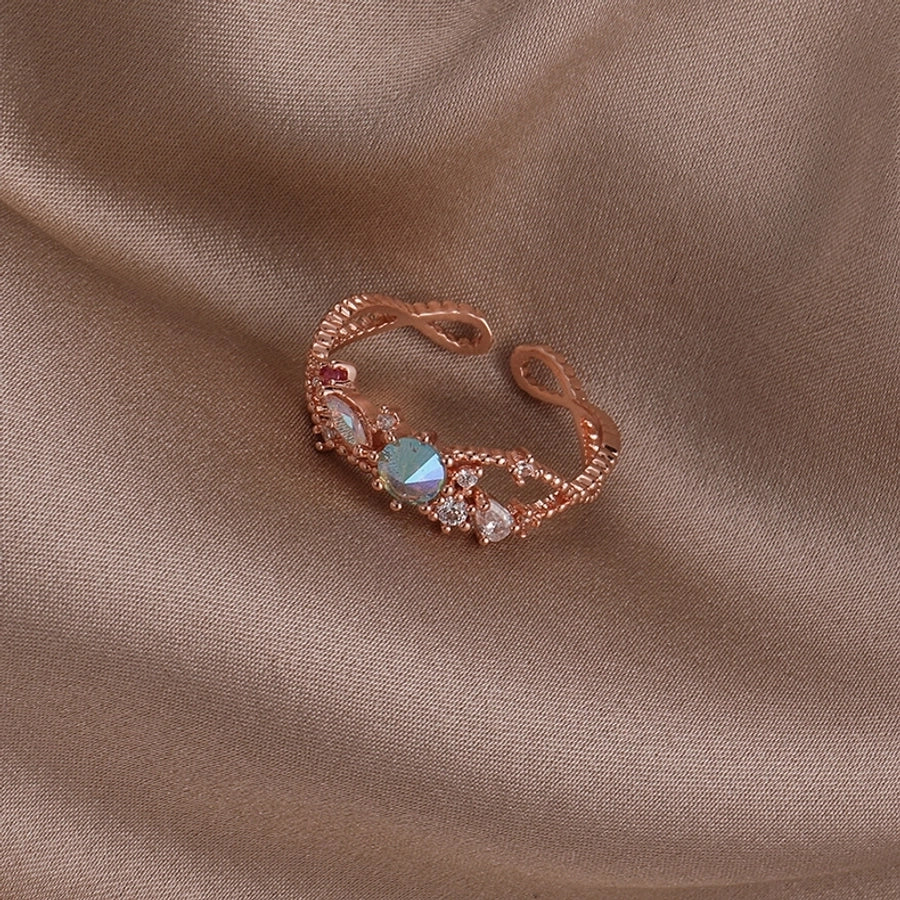 sweet geometric copper open ring in bulk