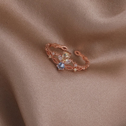 sweet geometric copper open ring in bulk