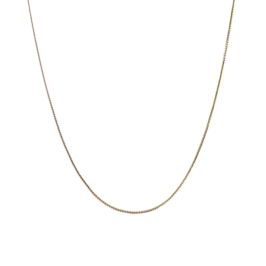 Jewelry Casual Simple Style Solid Color 304 Stainless Steel 18K Gold Plated Stainless Steel Necklaces