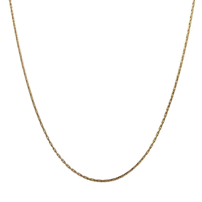 Jewelry Casual Simple Style Solid Color 304 Stainless Steel 18K Gold Plated Stainless Steel Necklaces