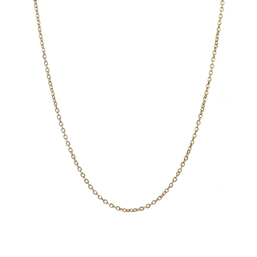 Jewelry Casual Simple Style Solid Color 304 Stainless Steel 18K Gold Plated Stainless Steel Necklaces